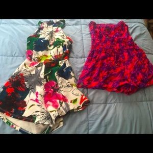 Floral rompers.